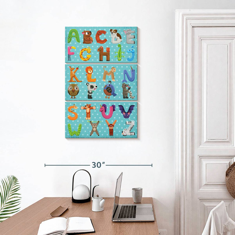 Ashelle - Alphabet en forme d'animal, H 32 po x l 20 po