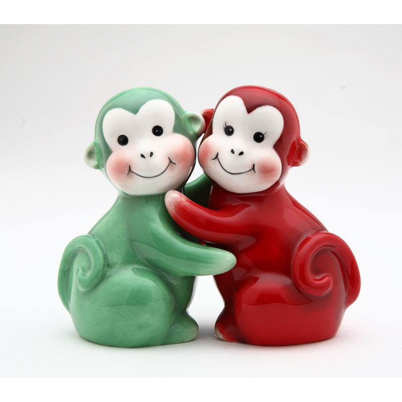 Ensemble de poivre et sel de singe cosmos cadeaux