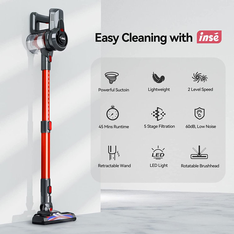 C&g Home Bagless Stick Vacuum