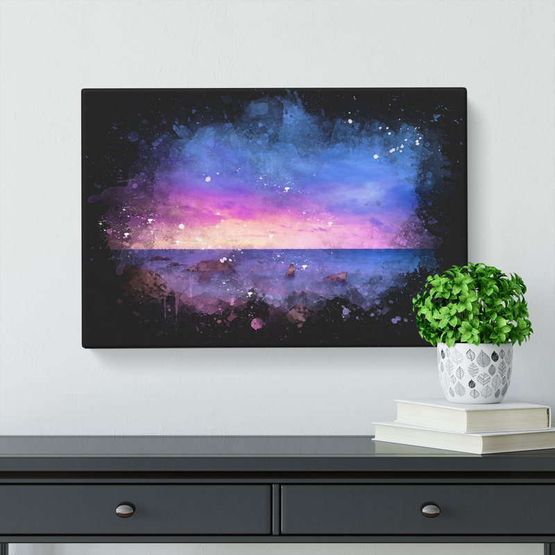 A Beach In Spain - Wrapped Canvas, 35cm H x 50cm W x 3cm D