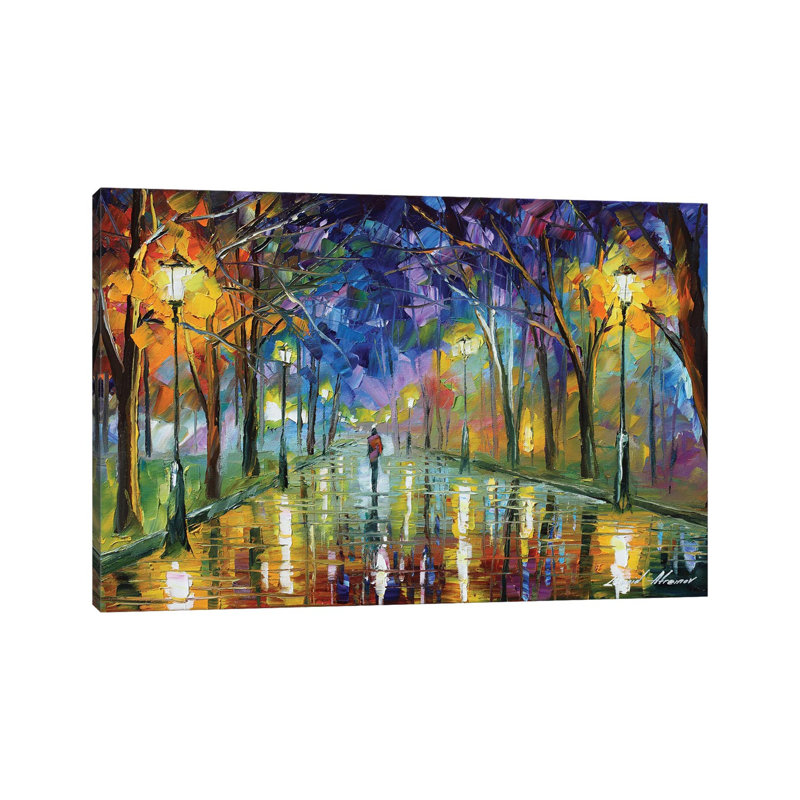 Night Shadows - reproduction d'art murale - toile encadrée, H 12 po x l 18 po, Toile tendue, Ne s’applique pas