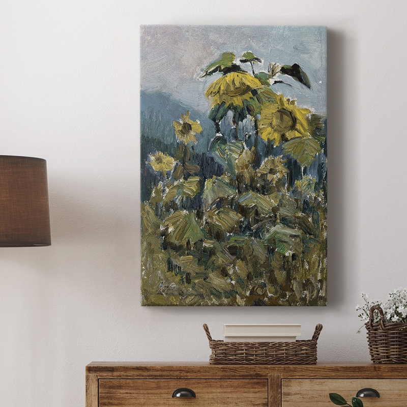 Motif floral rétro CCXLIV - galerie Cavas, H 27 po x l 18 po
