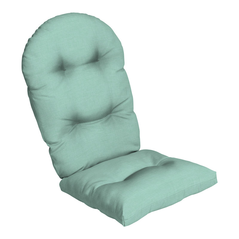 ARDEN Plush Comfort Modern Rocking Chair Cushion, 20 x 18, Aqua