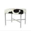 Upholstered Cowhide Stool-446072962
