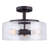 Atlanta Glass Semi Flush Mount