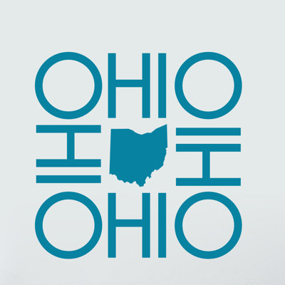 Décalcomanie murale ohio