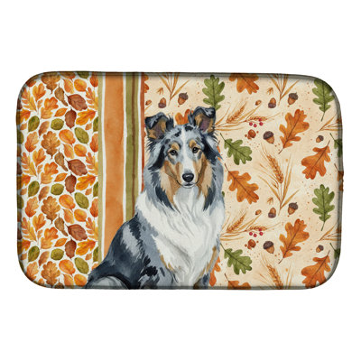 Tapis de séchage Blue Merle Collie Heirloom
