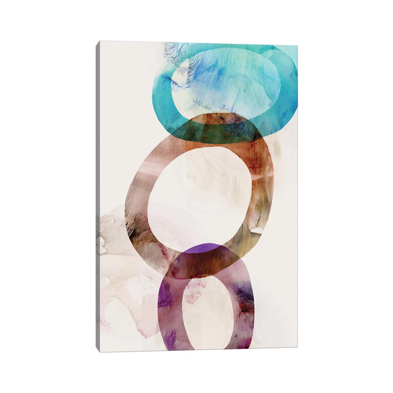 Triple II 1 Piece Wrapped Canvas Painting, 152.5 cm H x 101.5 cm W