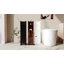 Petite armoire de rangement pour salle de bain avec porte et étagères réglables-103249307