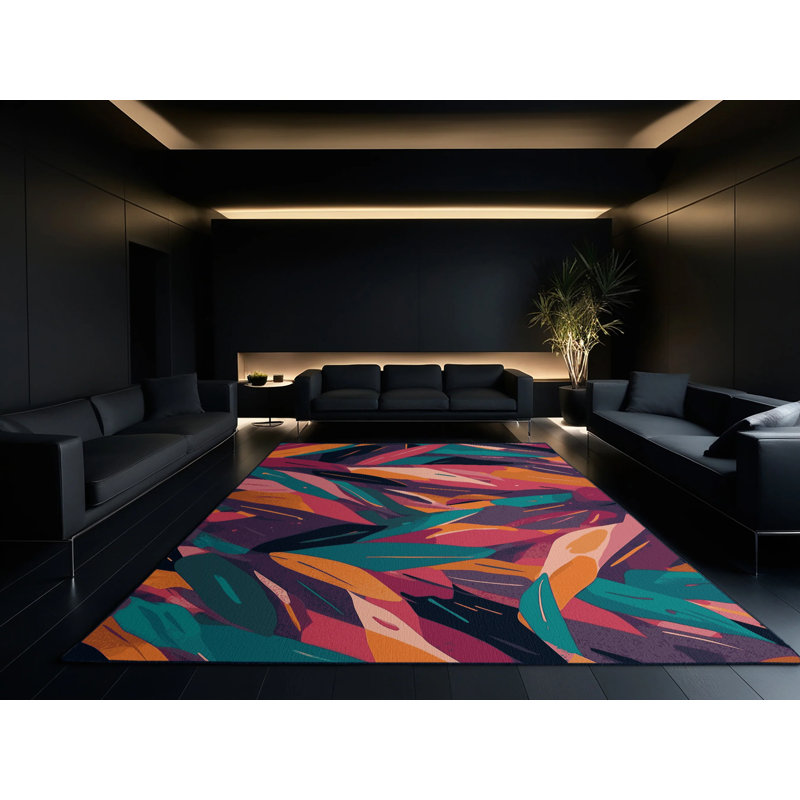 Nexus Burst Rug, Square 5'