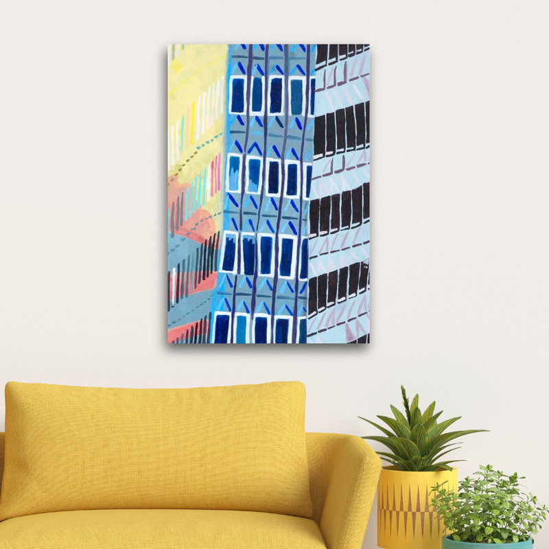 «Studio Bank» par Steve Spencer, série Studio Studio - Toile tendue avec châssis, H 26 po x l 18 po