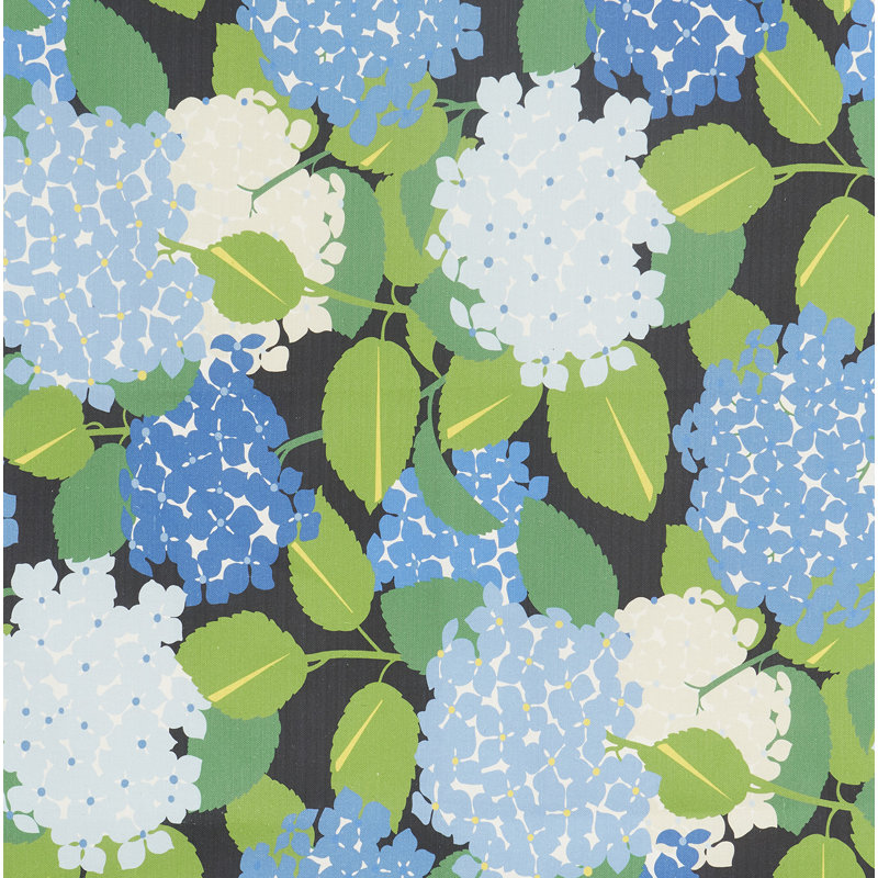 Hydrangea Fabric, Blue