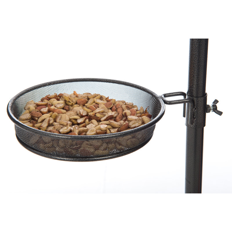 Abelino Metal Hanging Tray Bird Feeder