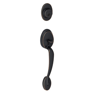 Exterior Portion Handleset and Deadbolt (Interior Portion Sold Separately)