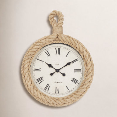 Piara Jute Wall Clock
