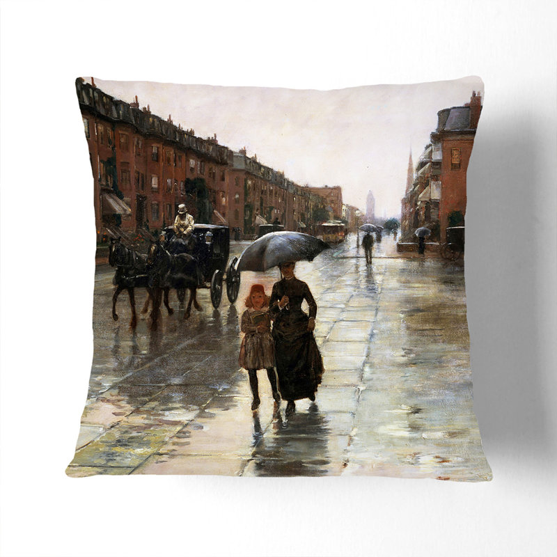 Square Cushion, 55cm H x 55cm W x 20cm D, Black