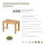 Banc de douche en teck-64289935