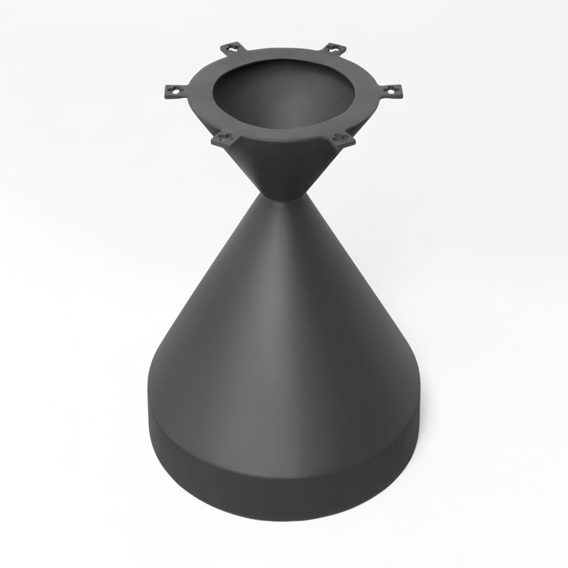 Base de table basse Flux, H 16 po x L 13,5 po x l 13,5 po