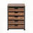 Wood Storage Dresser Cabinet with Wheels Drawer Organizer Cart Unit