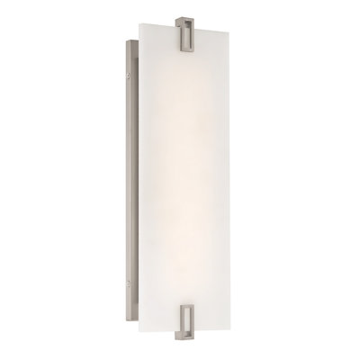 Steel LED Flush Mounted Sconce