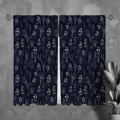 Paire de rideaux obscurcissant en polyester Mariène