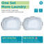 Panier à chargement frontal 1,5 Bu Home Logic - paquet de 2