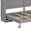 Lit escamotable moderne avec armoires de rangement et support à vin-126541057