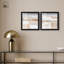«Neutral Harmony Abstract Art», ensemble de 2 panneaux par Shadowbox -1053630036-1053630035