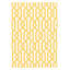Tapis ivoire en laine tissé à plat à motif géométrique 4 pi 7 po x 6 pi 7 po Anedra
