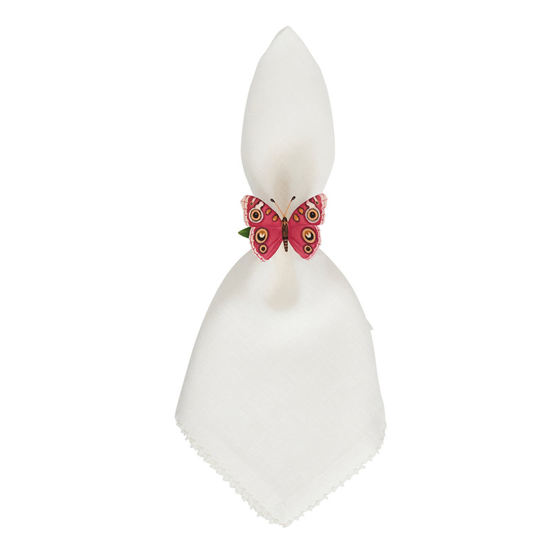 Meadow Walk Butterfly Napkin Ring Assorted - Multi