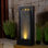 Fontaine de pluie en métal zinc avec lumières DEL - Serenity in Motion