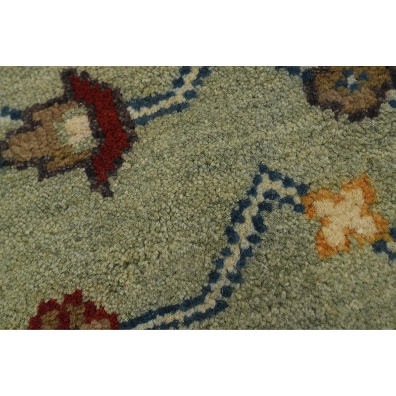 Handmade Wool Transitional Oushak Large Rug 8x20