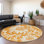 Premium Machine Washable Cerrito AMF551 Orange Rug