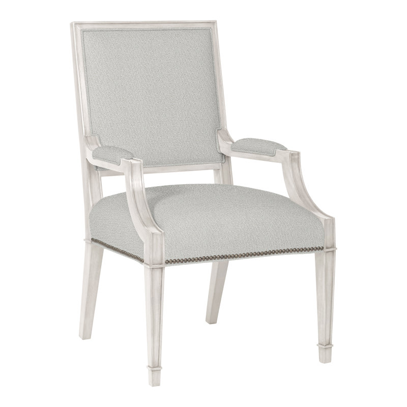 Michael Weiss Leighton Arm Chair, Casa Blanca, Callaloo Cotton, Yes