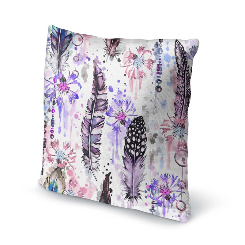 Housse de coussin carrée extérieure/insert, 18" x 18"