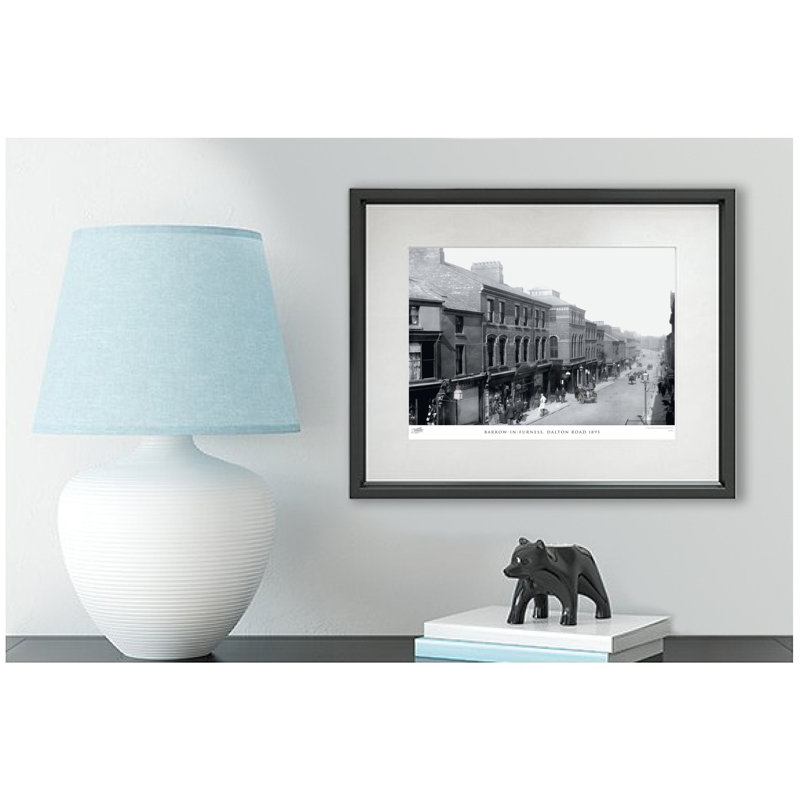 Barrow-in-Furness, Dalton Road 1895 by Francis Frith - Single Picture Frame Print, 40cm H x 50cm W x 2.3cm D