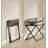 Luggage Rack, Foldable, Metal, Synthetic Leather