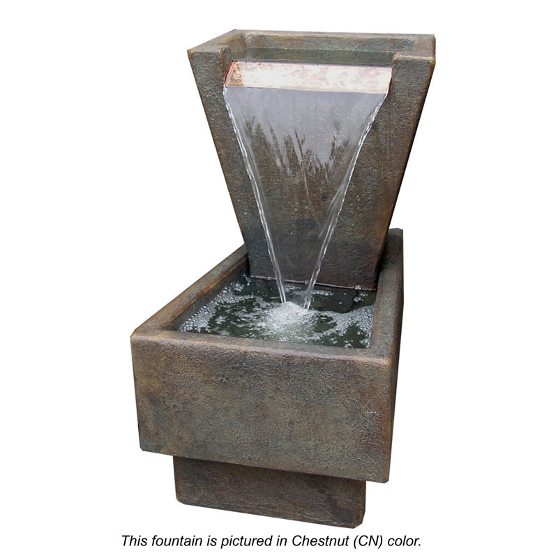 Sculptural Fountain, Charcoal