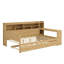 Versatile Wooden Daybed With Trundle Storage Shelves And Integrated Study Desk-1326788360-1326788359