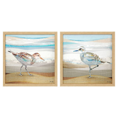 «Sandpiper», reproduction encadrée de 2 pièces
