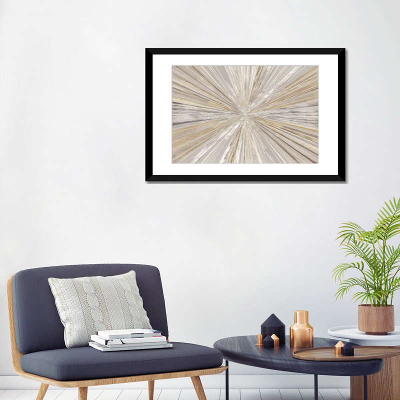 « scintillation light i » par tom reeves-print, H 24 po x l 32 po, Papier dans un cadre photo, Black