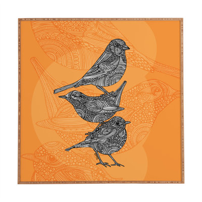 « 3 little oiseaux » par valentina ramos, impression encadrée