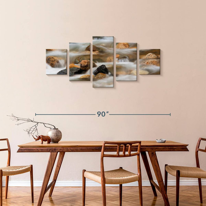 Mystic River Flow, 34" H x 74" W