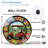 Golf Cart With Comfortable Seats For Leisure Use Art - 12'' Modern Glass Wall Clock