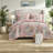 Reversible King Bedding Sets, Microfiber Vintage Floral Home Comfort