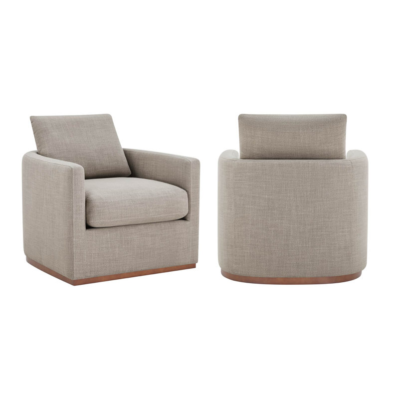 Ensemble de 2 fauteuils Bobbi, Lin performance Effie