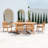 Salome 6 - Person Extendable Teak Patio Dining Set With Cushions-1937369990-1937369988