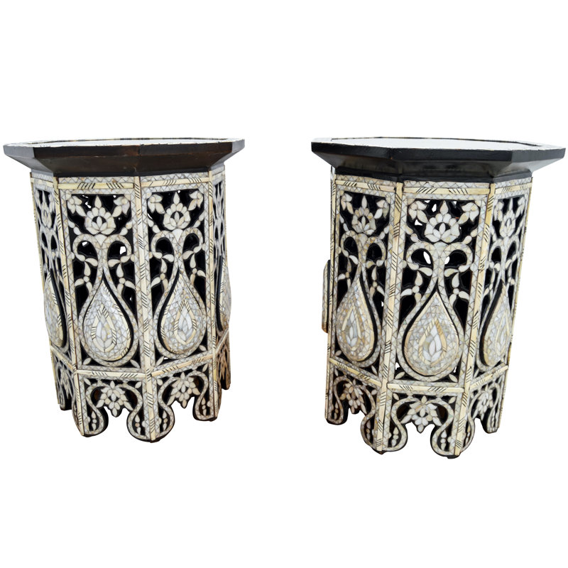 Andalusian Glass End Table