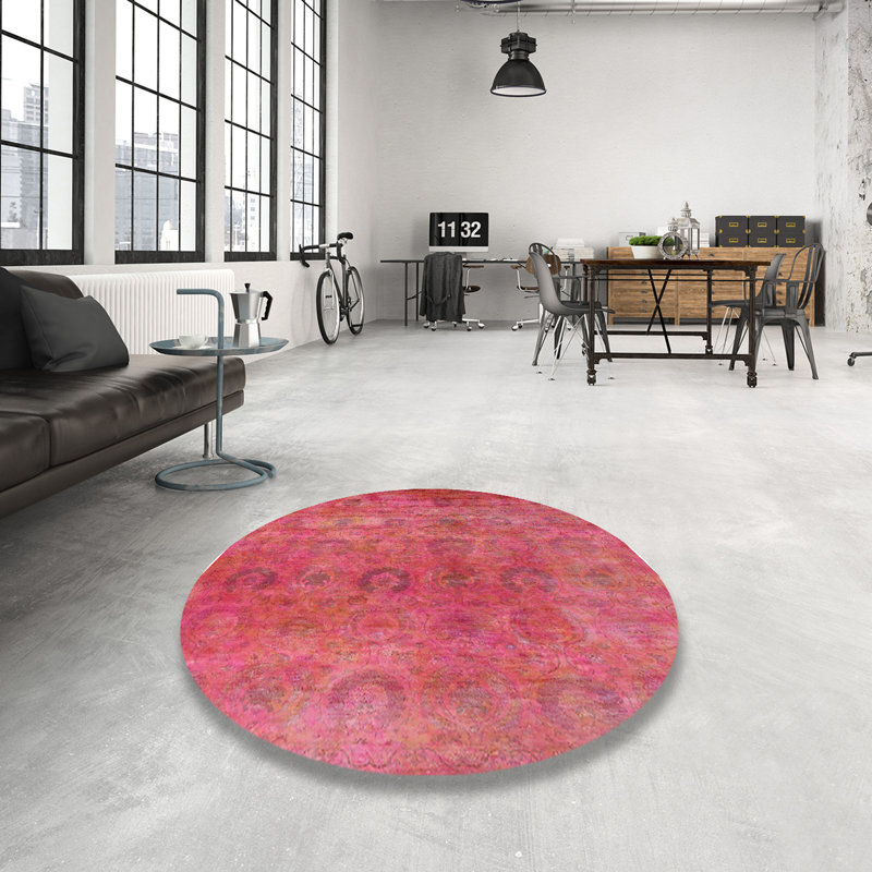 Tapis oriental rouge Panorama, Rond 6 pi