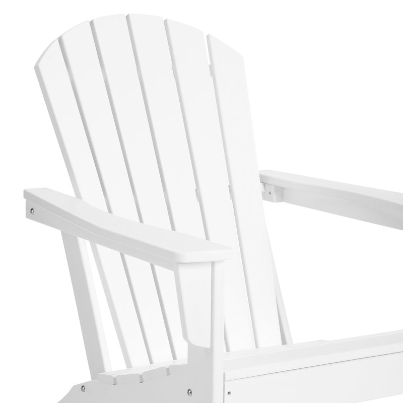 Chaise Adirondack en plastique Geoff, Blanc